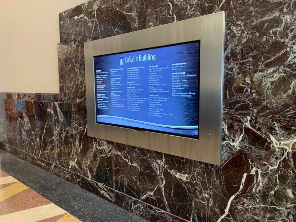 Digital Signage example in Lafayette from Go Media LLC