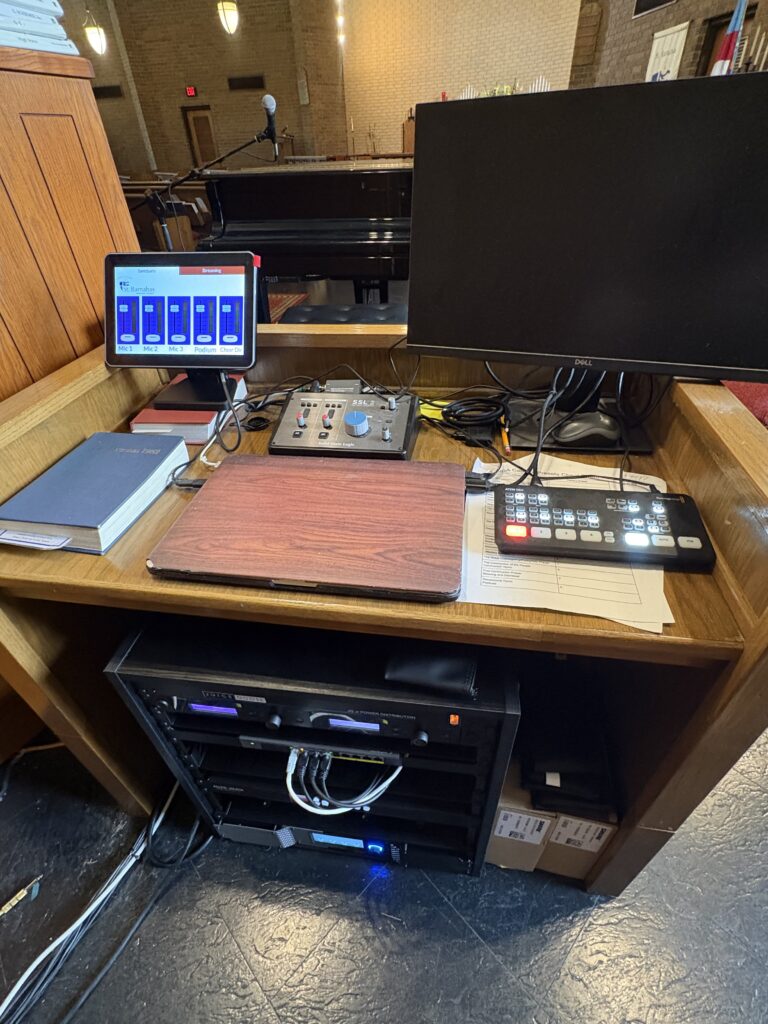House of worship AV system designed and installed by Go Media