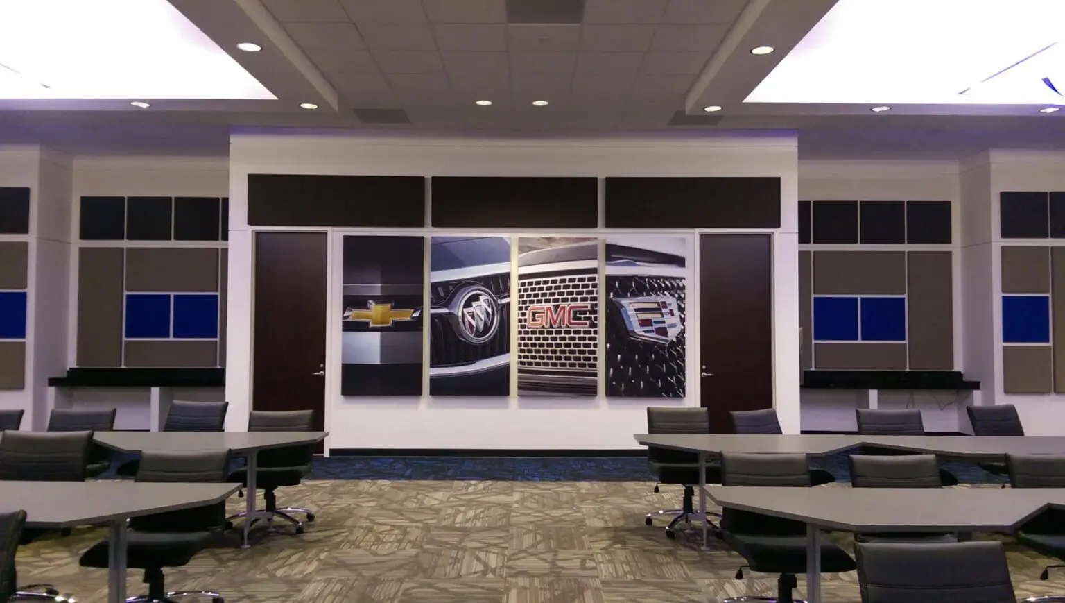 Acoustic Treatment Panels in Baton Rouge Car Dealership by Go Media LLC